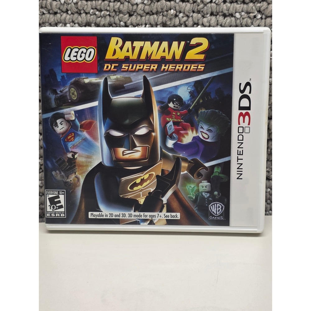 LEGO Batman 2 DC Super Heroes Nintendo 3DS Game Complete CIB CTR-ALBE-USA